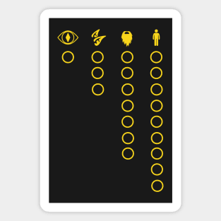 The Rings - Funny Magnet